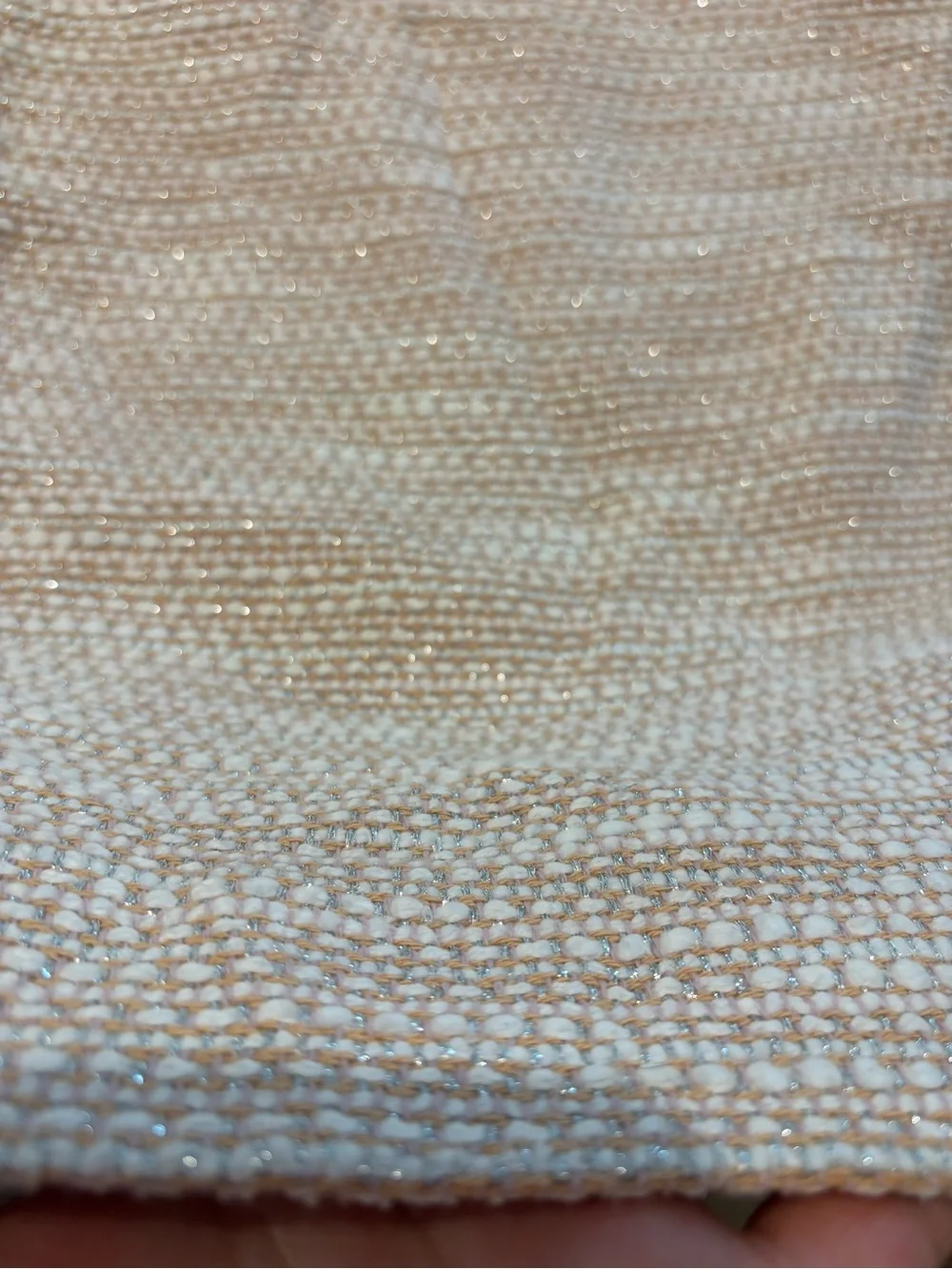 J. Crew Beige/Pink Salmon Tweed Pencil Skirt, 10